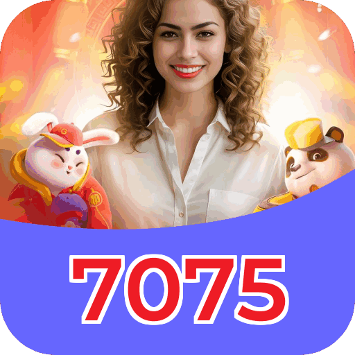 Interface do aplicativo 7075 mostrando jogos disponíveis no iOS e Android